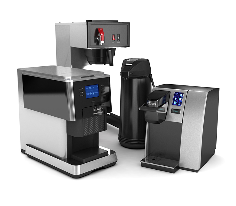 Coffee and tea breakroom equipment